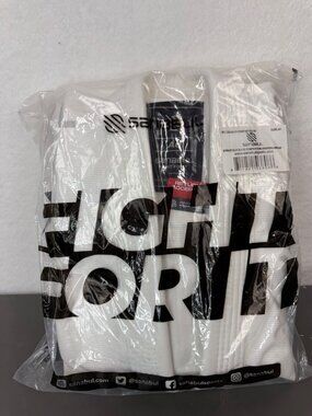 Sanabul Essentials BJJ Gi Competition White/Silver A0 Lightweight Durable